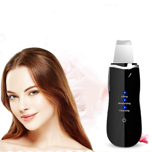 Ultrasonic Skin Scrubber Cleanser Deep Face Cleaning