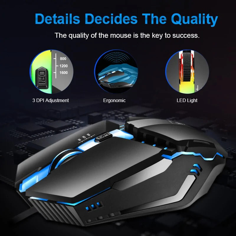 LED Ergonomic Mouse