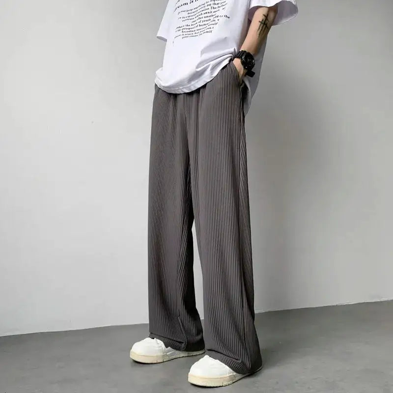 Pleated Wide Leg Pants