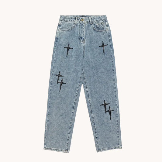 Cross Graphic Jeans